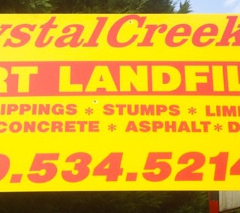Crystal Creek Inert Landfill LLC - Gainesville, GA