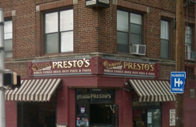 Orignal Presto S World Famous Brick Oven Pizza Pasta 6001 Park Ave West New York Nj 07093 Yp Com