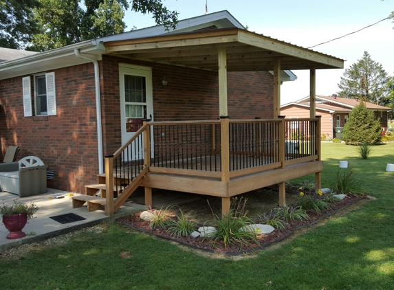 Roberts Home Improvement. We built the deck and a couple of years later the hired us to add the roof