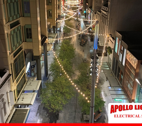 Apollo Lighting Service - Hindmarsh, SA. Festoon Lighting