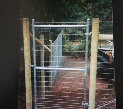 Foothill Fence - Grass Valley, CA. All gates are built with the same wire as your fence is.