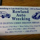 Rowland Auto Wrecking Inc - Automobile Salvage