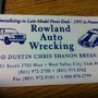 Rowland Auto Wrecking Inc