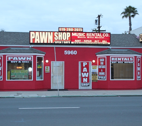 Music Rental Co. & Pawn Shop - San Diego, CA