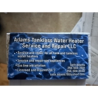 Adams Tankless Water Heater Service & Repair