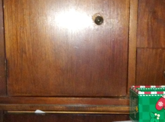 Anykind Of Maintenance Inc. - Los Angeles, CA. Stained brown wooden cabinet it's great����