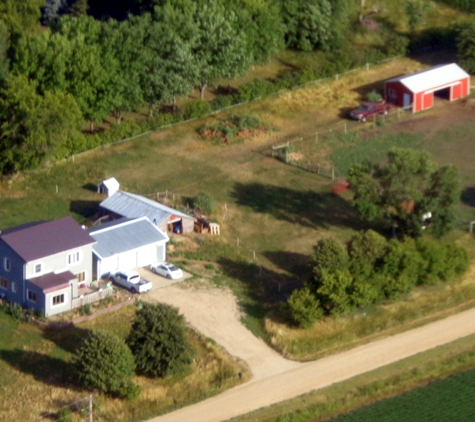 Healing Horse Touch Company - Kenneth, MN. Overhead view of the property