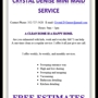 Crystal Denise Mini Maid Service