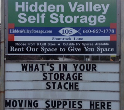 Hidden Valley Self Storage - Parkesburg, PA