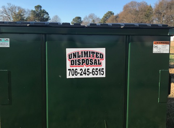 Unlimited Disposal - Canon, GA. Front Load