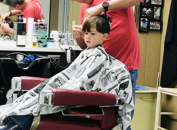 Oakland Heights Barber & Style - Meridian, MS. Blaze is being a big boy!