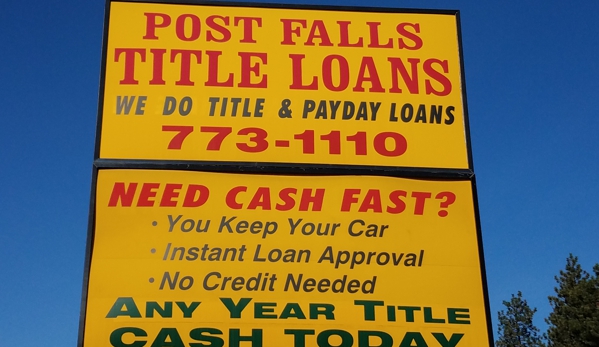 Post Falls Title Loans - Post Falls, ID