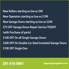 Sugar Land Garage Doors