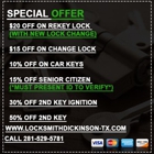 LOCKSMITH DICKINSON TX