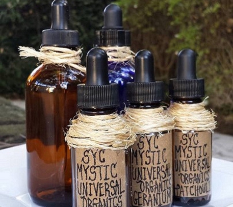 Syc Mystic Universal Supplements, Health, and Wellness. - Huntington Park, CA. Products All Packaged In Beautiful Collectors' Bottles