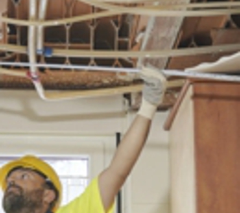 Ceiling Doctor By Julian - Augusta, GA. LOGO HOLE YELLOW HARD HAT