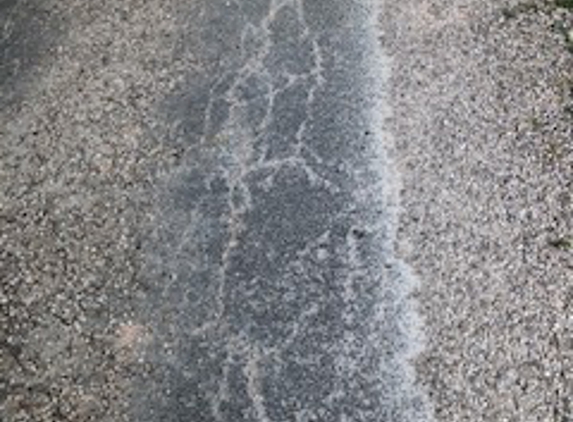 AP Blacktop Service. This is a picture of our driveway after around 6 months.