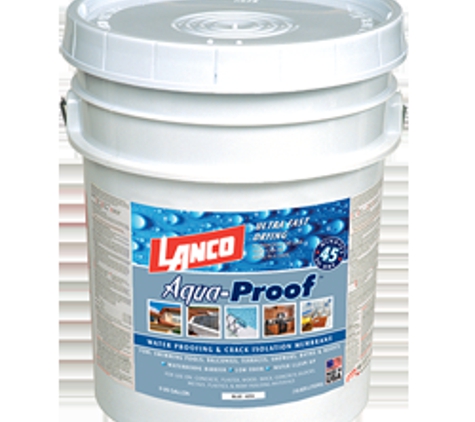 Lanco Paints & Coatings - Lutz, FL. Lanco Water Proof Sealants