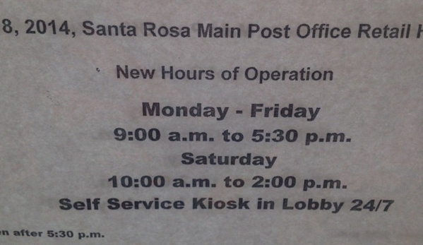 United States Postal Service - Santa Rosa, CA