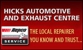 Hicks Automotive & Exhaust Care - Engineering & Engineers