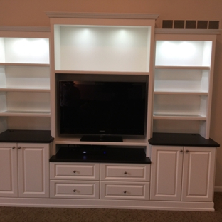 Cas Carpentry,Inc. - Brownstown, MI. Custom built entertainment center.