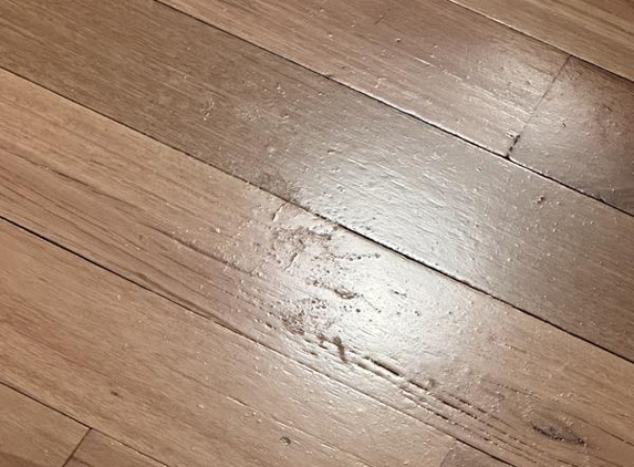 Top Running Floors - Dawesville, WA. Big smudges