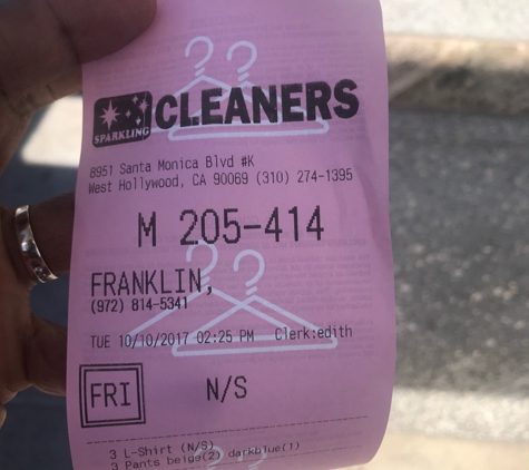 Sparkling Cleaners - West Hollywood, CA