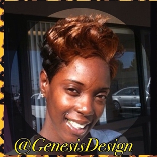 Genesis Hair Design - Smyrna, GA. Top crown color and cut:-)