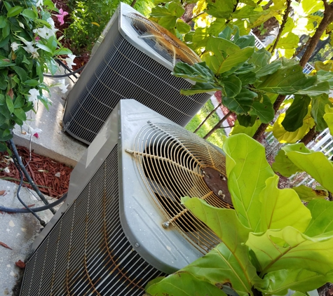 Quality Air Conditioning Company - Fort Lauderdale, FL. "Before" photo at Bill Lewis' home in Vero Beach, Florida. New air conditioning units are on order. Looking forward to a cooler breeze soon.