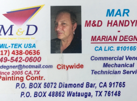 M & D Handyman Services & Painting Contractors - Fort Worth, TX