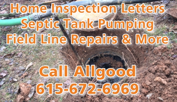 Allgood Sewer And Septic Tank Service - Gallatin, TN