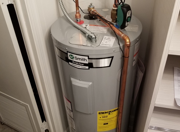 Superior Plumbing Service & Repair - West Palm Beach, FL. Electric Water Heater with Taco Leak Breaker