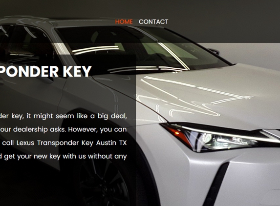 Lexus Transponder Key Austin - Austin, TX