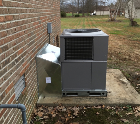 Area Wide Heating Air Conditioning & Refrigeration - Cunningham, KY. New install