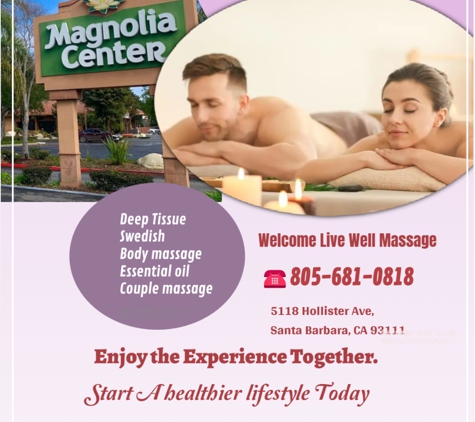 Live Well Massage - Santa Barbara, CA