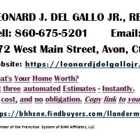 Leonard J. Del Gallo Jr., Broker Associate CT & FL, REALTOR®, CIREC, SFR®