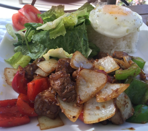 Coriander - Sacramento, CA. Rib-eyed Shaken Beef with fried egg! Yum!