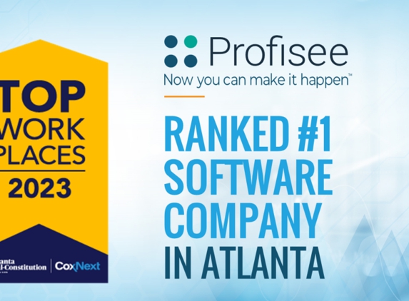 Profisee Group Inc - Alpharetta, GA. Profisee is proud to be recognized as a “Top Workplace” for the third consecutive year and second year as the No. 1 software company.