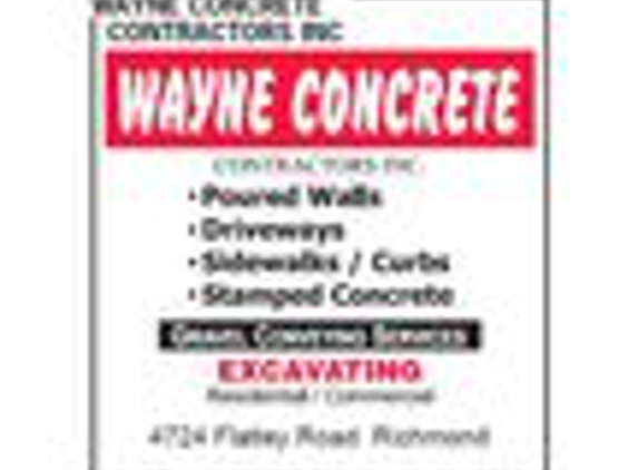 Wayne Concrete Contractors INC - Richmond, IN