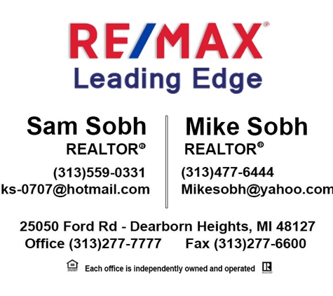 Remax Leading Edge - Team Sobh - Dearborn Heights, MI