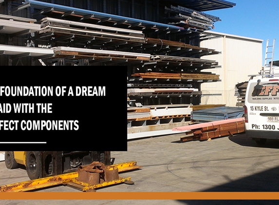 Jeffco Building & Hardware Supplies - Emerald, QLD. The foundation of a dream is laid with the perfect components.