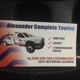 Alexander complete towing