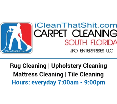 iCleanThatShit Carpet Cleaning