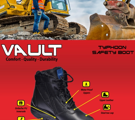 Work 360 - Ingleburn, NSW. Cyclone Side Zipper Vault Safety Boot