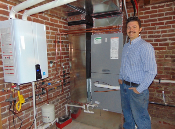 Cedar Creek Mechanical inc - Denver, CO. Combi Hybrid Tankless Water and Space Heater