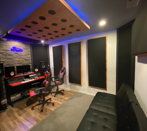 Maximus Music Records recording studio - Charlotte, NC. Phase 1 (studio C) Control room