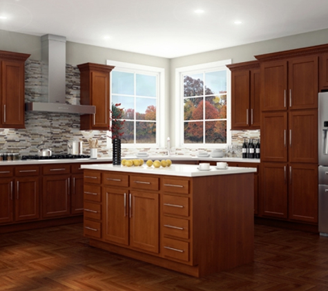 Swingle-Stiers Countertop Services - Zanesville, OH. Glenwood Beech Kitchen Kompact cabinets