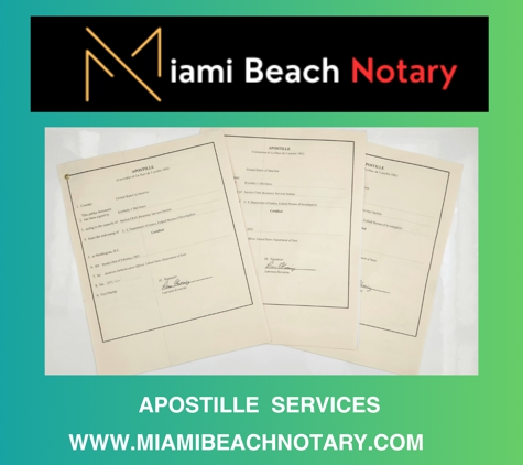 Miami Beach Notary - Miami Beach, FL