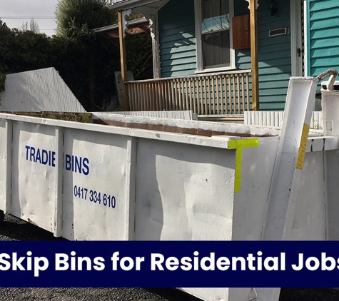 Tradie Bins - Geilston Bay, TAS. Skip Bins for Residential Jobs