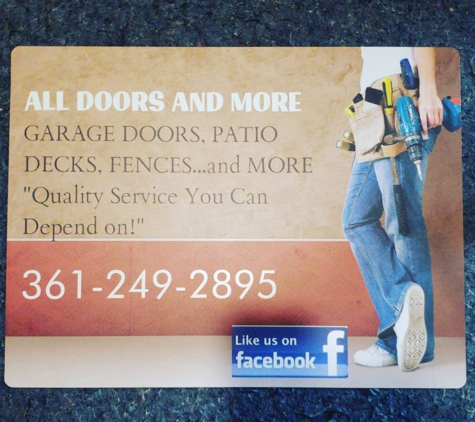 All Doors and More - Corpus Christi, TX. Servicing the Coastal Bend and surrounding areas